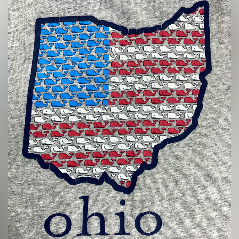 Vineyard Vines OHIO Boys Long Sleeve Shirt XL